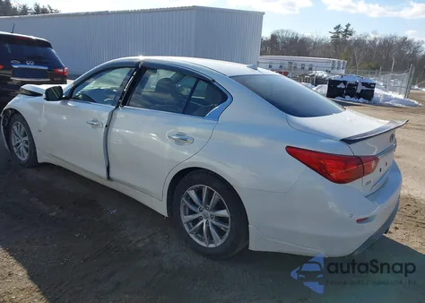 2014 Infiniti Q50 Premium z USA, uszkodzony, nr VIN JN1BV7AR8EM693578